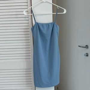 Beautiful Blue bandage mini dress